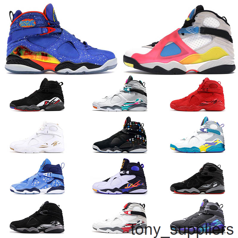 Hot Selling Doernbecher Mens Jumpman 8 8s South Beach retro basketball shoes Valentines day Aqua Black men Bred trainers sports sneakers
Hot Selling Doernbecher Mens Jumpman 8 8s South Beach retro basketball shoes Valentines day Aqua Black men Bred trainers sports sneakers