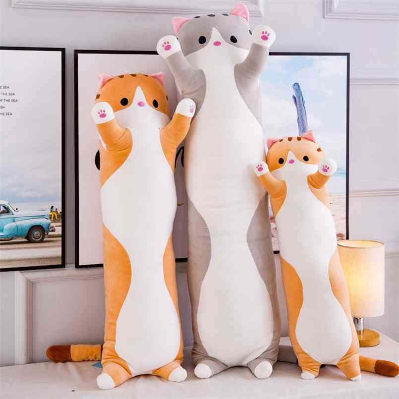 110cm Big Sausage Cat Plush Toys Stuffed Animals Kawaii Plushie Soft Dolls Sleep Pillow Baby Companion Birthday Gifts For Kids 210903
110cm Big Sausage Cat Plush Toys Stuffed Animals Kawaii Plushie Soft Dolls Sleep Pillow Baby Companion Birthday Gifts For Kids 210903