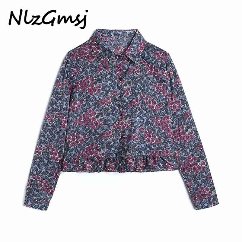 Blouse Womens Fashion Spring Autumn Long Sleeve Single-breasted Printing Turn-down Collar Women's Shirt 210628, As picture
Blouse Womens Fashion Spring Autumn Long Sleeve Single-breasted Printing Turn-down Collar Women's Shirt 210628, As picture