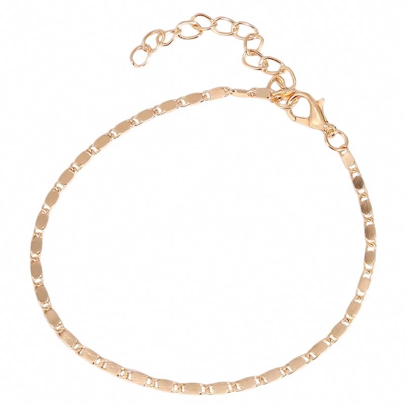 Anklets Fashion Gold Thin Chain Ankle Charm Anklet Leg Bracelet Foot Jewelry Adjustable Bracelets For Women Accessories