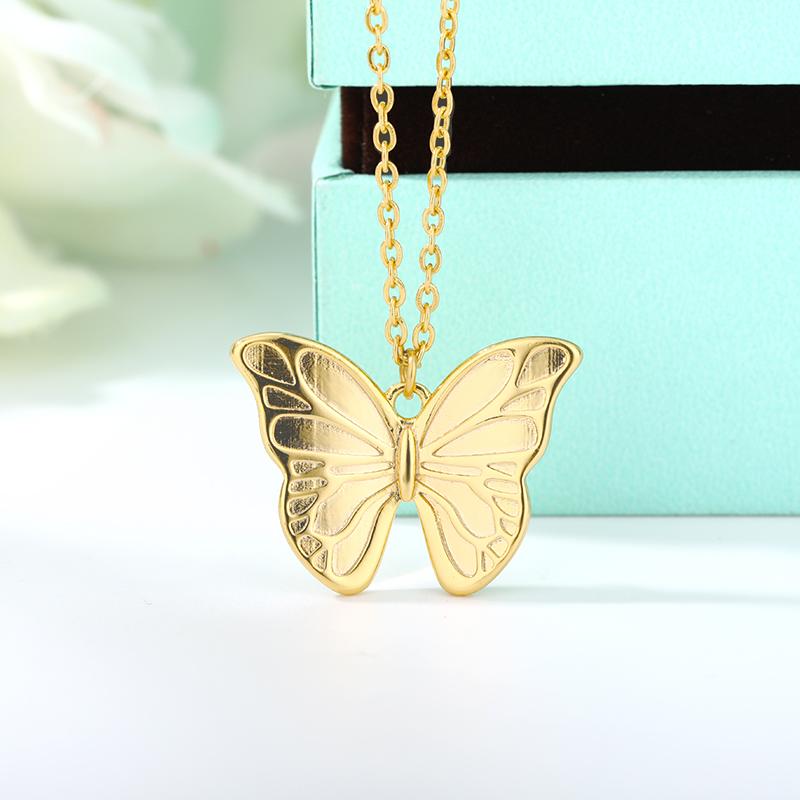 Pendant Necklaces Stainless Steel Butterfly Necklace For Women Girls Gold Silver Color Female Chain 2022 Trend Fashion Jewerly Party Gift
Pendant Necklaces Stainless Steel Butterfly Necklace For Women Girls Gold Silver Color Female Chain 2022 Trend Fashion Jewerly Party Gift