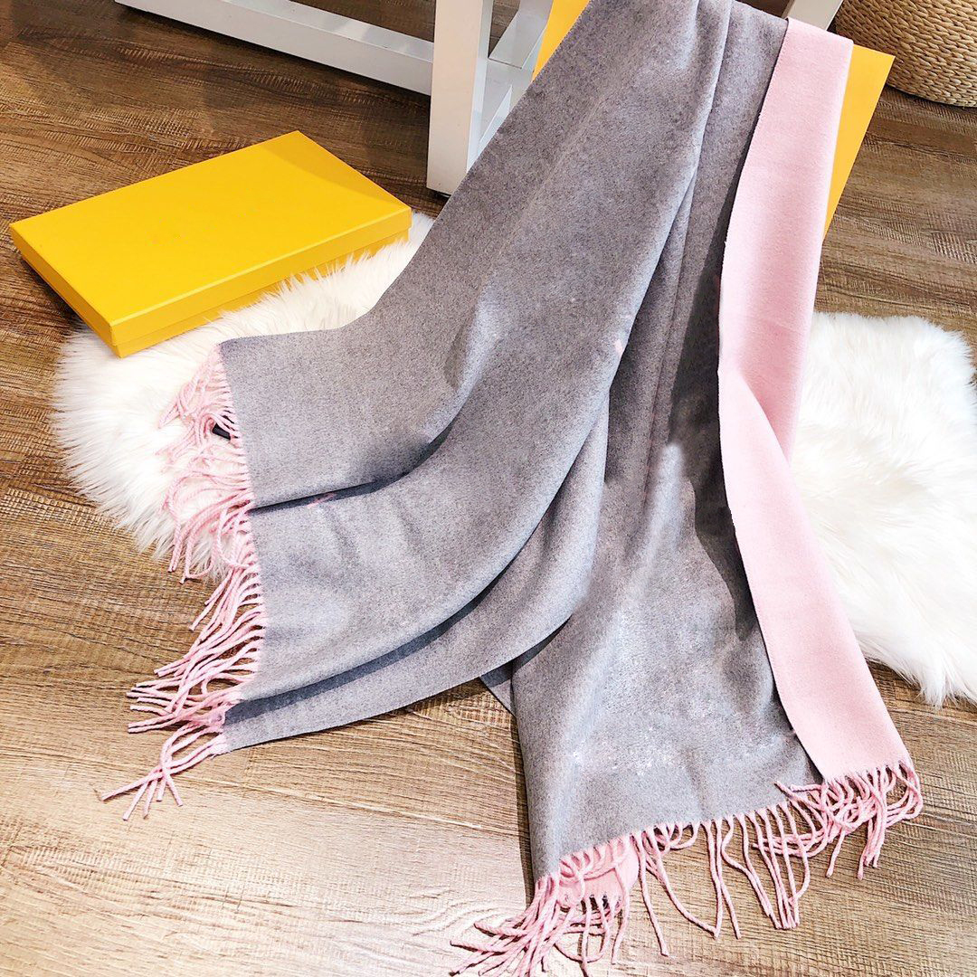 High quality Designer winter Wool Scarf shawl unisex Letter Flower long shape cashmere 180x70 cm Gift for Girlfriend