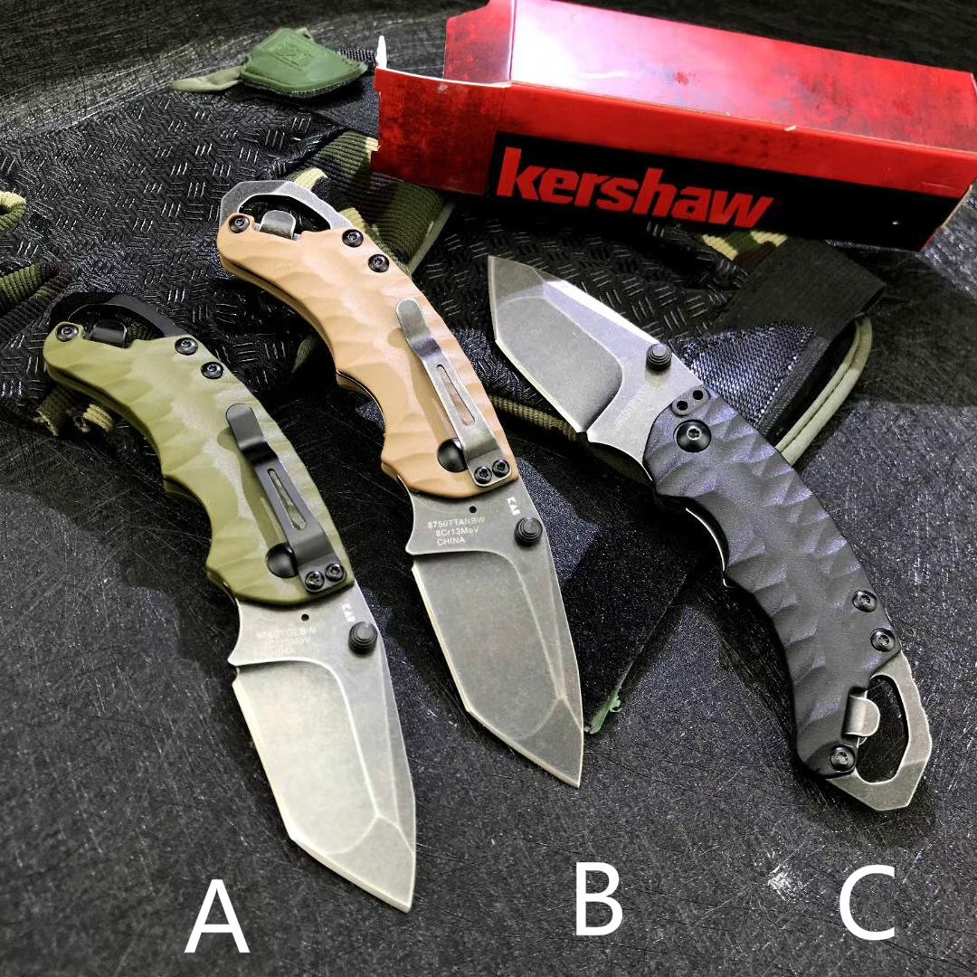 Kershaw 8750 Pocket Knife 3.1" 8Cr13MoV Satin Flats Shank aviation aluminum The portable Outdoor fishing trip camping gear EDC Folding knife
Kershaw 8750 Pocket Knife 3.1" 8Cr13MoV Satin Flats Shank aviation aluminum The portable Outdoor fishing trip camping gear EDC Folding knife