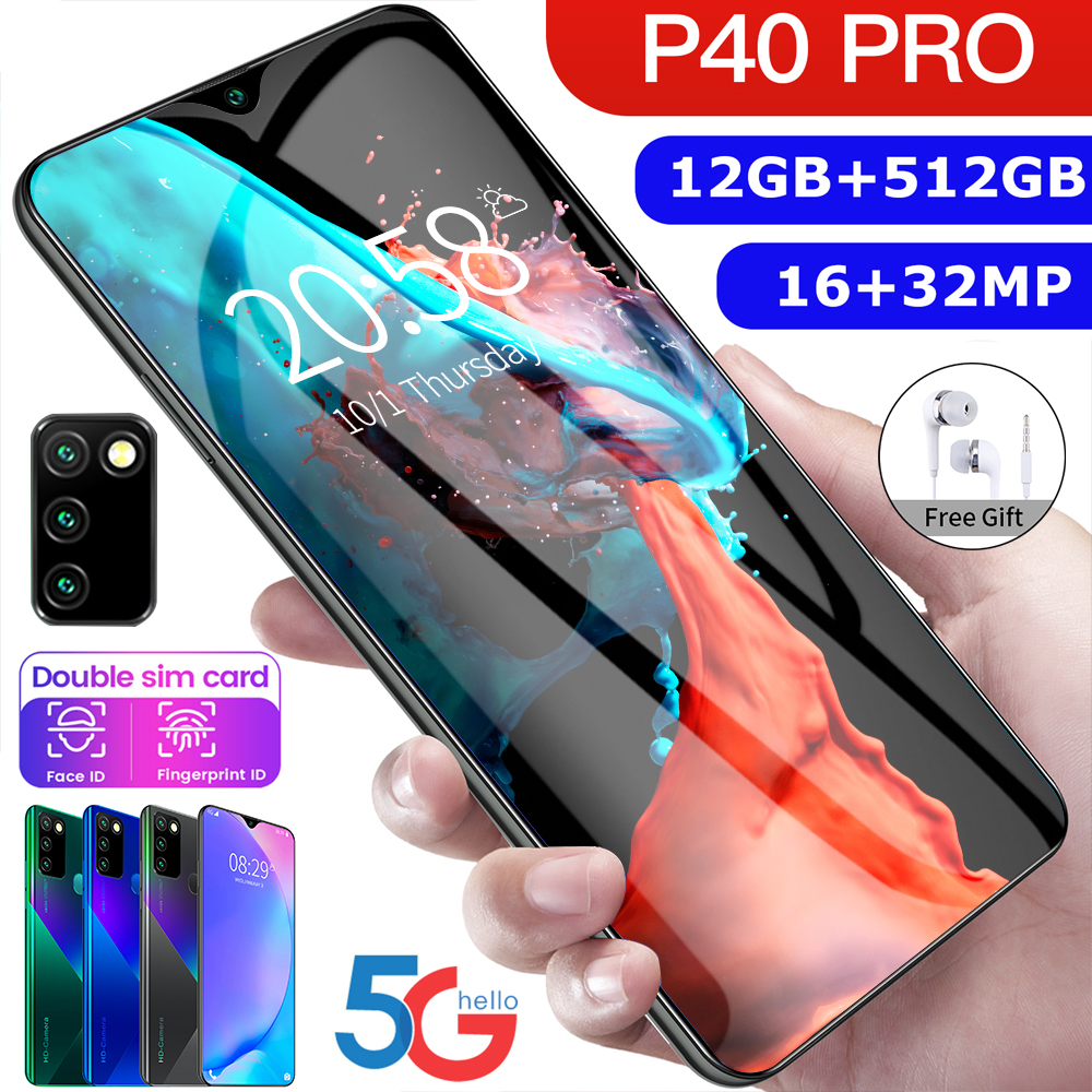 New version Hawei P40 Pro 5G Smartphone 6.8 Inch 12GB + 512GB Face/Fingerprint Unlock Dual Sim Phone Smartphone 16+32MP
New version Hawei P40 Pro 5G Smartphone 6.8 Inch 12GB + 512GB Face/Fingerprint Unlock Dual Sim Phone Smartphone 16+32MP
