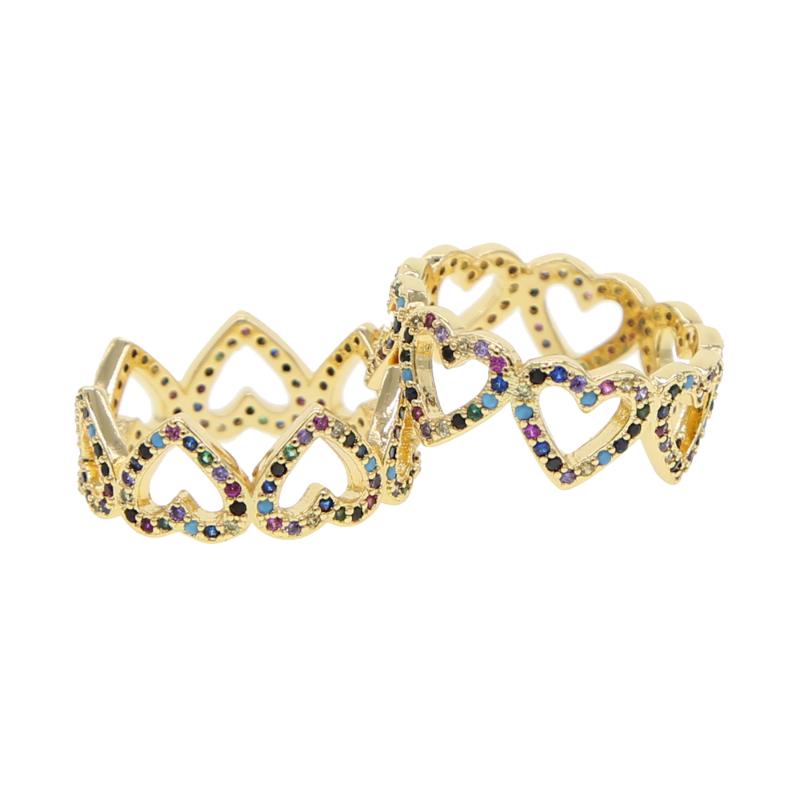 Cluster Rings 2021 Gold Filled Fashion Loving Heart Shaped Wedding With Rainbow Colourful CZ For Women Charm Engagement Finger Jewelry
Cluster Rings 2021 Gold Filled Fashion Loving Heart Shaped Wedding With Rainbow Colourful CZ For Women Charm Engagement Finger Jewelry