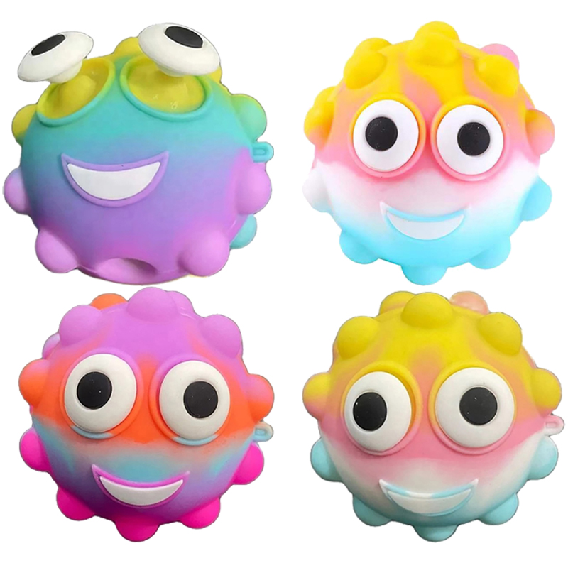Fidget Pop Eyes 3D Sensory Bubble Squishy Balls Toy Cellphone Straps Silicone Simple Dimples Popper Game Decompression Finger Toys Antistress Special Needs Gift 
Fidget Pop Eyes 3D Sensory Bubble Squishy Balls Toy Cellphone Straps Silicone Simple Dimples Popper Game Decompression Finger Toys Antistress Special Needs Gift