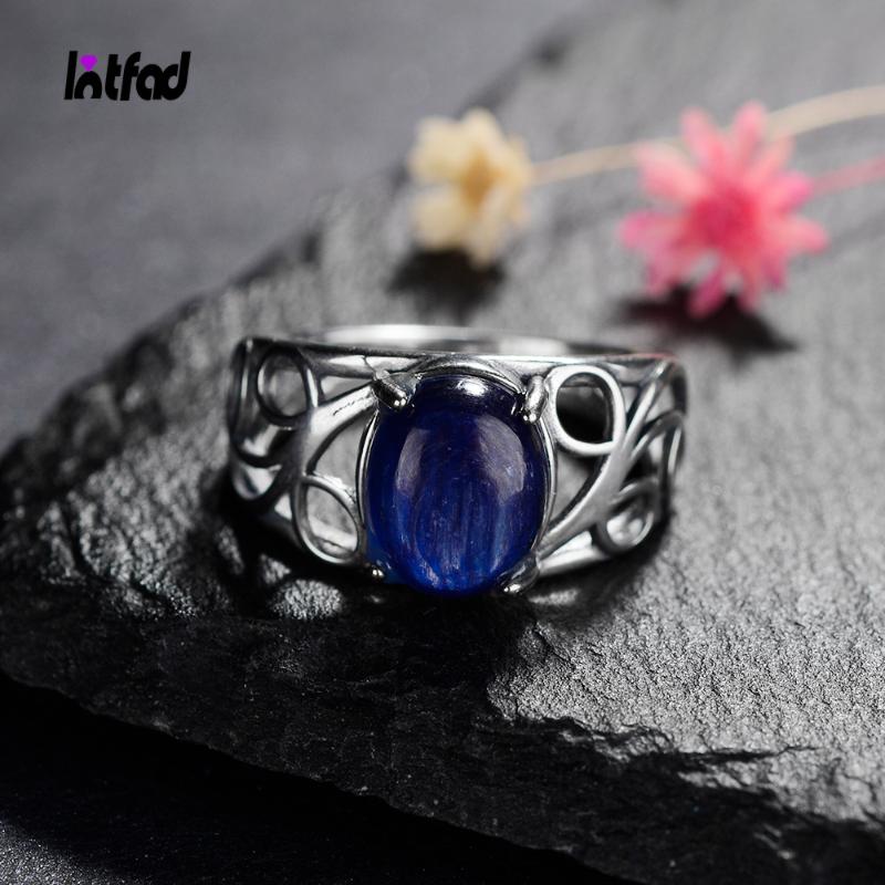 Cluster Rings Retro Natural 8*10MM Kyanite Ring S925 Sterling Silver Engagement Gemstone Party Anniversary Gift Fine Jewelry, Golden;silver
Cluster Rings Retro Natural 8*10MM Kyanite Ring S925 Sterling Silver Engagement Gemstone Party Anniversary Gift Fine Jewelry, Golden;silver
