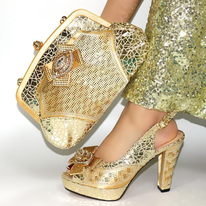 Dress Shoes Doershow Fashion African Women Matching Italian Shoe And Bag Set Gold With For Wedding!! SIM1-41
Dress Shoes Doershow Fashion African Women Matching Italian Shoe And Bag Set Gold With For Wedding!! SIM1-41