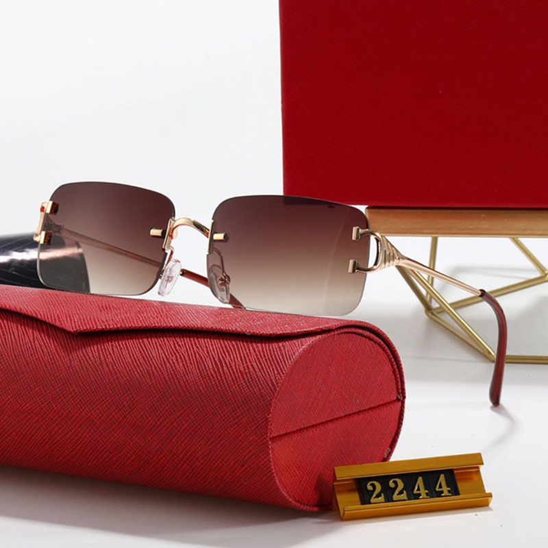 Fashion Man Sunglasses Summer Womens Sun glasses Model 2244 UV400 7 Color Excellent Quality de sol gafas with Gift Box
Fashion Man Sunglasses Summer Womens Sun glasses Model 2244 UV400 7 Color Excellent Quality de sol gafas with Gift Box