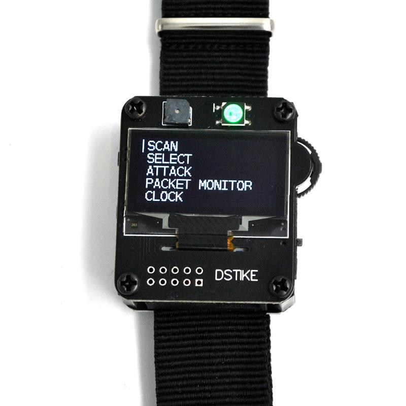 Timers DSTIKE Deauther Watch V1 Wearable WiFi ESP8266 Programmable Development Board With Watchband
Timers DSTIKE Deauther Watch V1 Wearable WiFi ESP8266 Programmable Development Board With Watchband