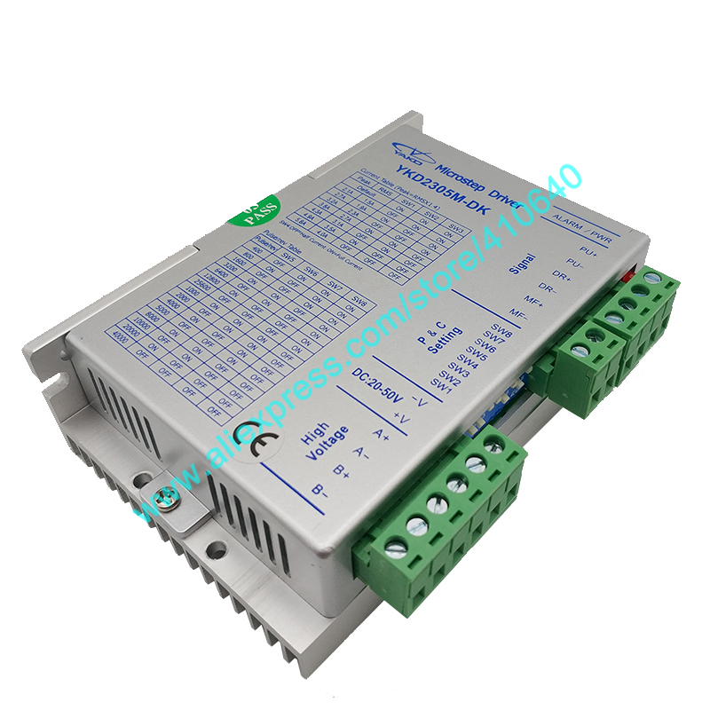 

Genuine YAKO Stepper Motor Driver YKD2305M-DK Updated from YKD2305M or BKD245M DC20 to 50V Better Performance for CNC Router