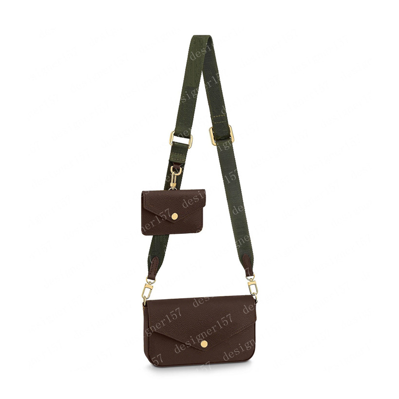 crossbody bag women Multi Pochette 3in1 bags shoulder Genuine Real Leather handbag totes felicie strap go with box chain wallets #FGO-01, #1 brown flower green
crossbody bag women Multi Pochette 3in1 bags shoulder Genuine Real Leather handbag totes felicie strap go with box chain wallets #FGO-01, #1 brown flower green