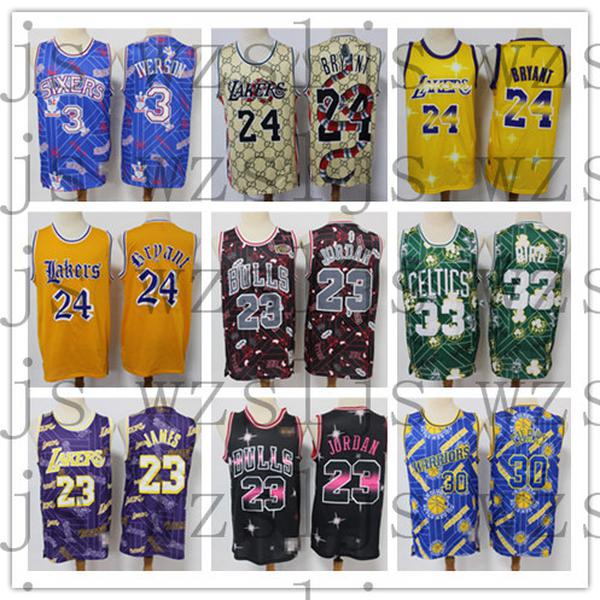Men s Stitched James 23 curry 30 Iverson 3 Bird 33 Basketball Jersey Outdoor Comfortable and Breathable Sports Jersey, Black
Men s Stitched James 23 curry 30 Iverson 3 Bird 33 Basketball Jersey Outdoor Comfortable and Breathable Sports Jersey, Black