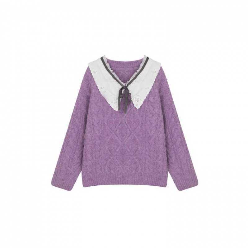 H.SA Women Sweater Jumpers Korean Fashion Turn Down Collar Pull Sweaters Knit Pullover Oversized Women Jumpers 210716