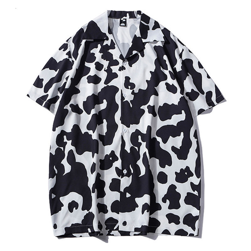 2021 Summer Mens Hawaiian Beach Cow Spotted Flower Shirts Man Short Sleeve Korean Style Vintage Handsome Shirt Camisa Hombre Kmri, Zj228
2021 Summer Mens Hawaiian Beach Cow Spotted Flower Shirts Man Short Sleeve Korean Style Vintage Handsome Shirt Camisa Hombre Kmri, Zj228