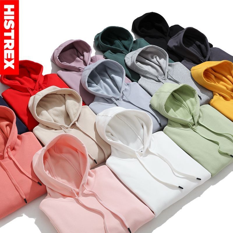 Hoodie Men High Quality Cotton Thick Hoodies Basic Soild Winter Autumn Flannel Fleece Pullover Warm Pocket Jacket Hooded Man 201020