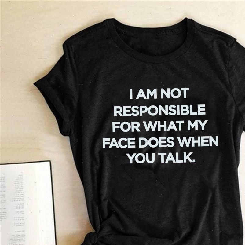 i am not responsible for what my face does when you talk print t shirts women for woman tshirts cotton harajuku, White
i am not responsible for what my face does when you talk print t shirts women for woman tshirts cotton harajuku, White