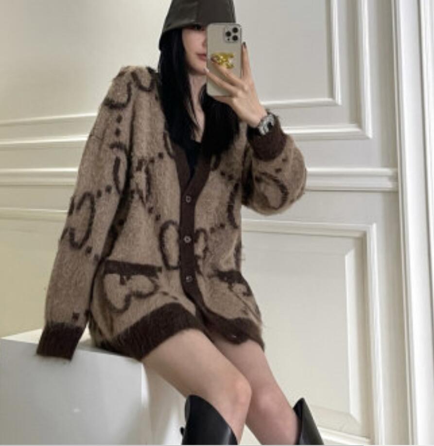 2021 Women Winter Cardigan Women Sweater Wool Blended Blouse Woman Knitwear Ladies Knitted Top Casual Coat V Neck Cardigan Causal Outfit -3, Lattice
2021 Women Winter Cardigan Women Sweater Wool Blended Blouse Woman Knitwear Ladies Knitted Top Casual Coat V Neck Cardigan Causal Outfit -3, Lattice
