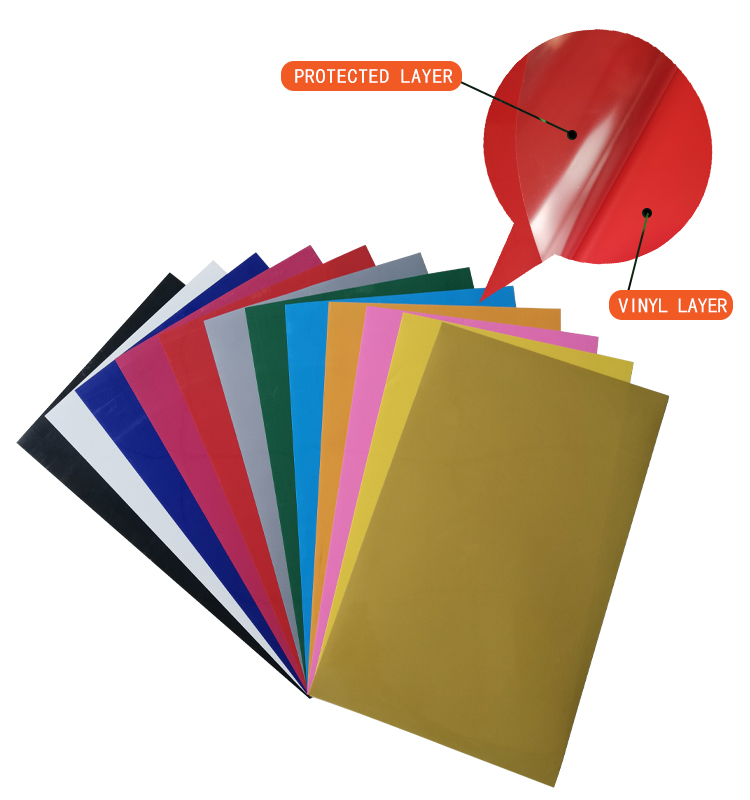 12"x40"/30cmx100cm Decorative Stickers PVC Heat Transfer Vinyl Press Machine T-shirt Iron On HTV Printing