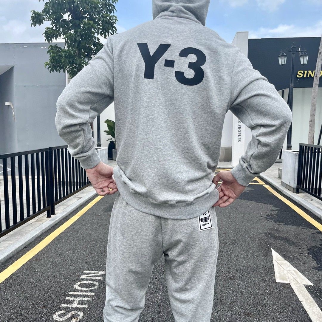 Men Hooded Cardigan Sweater Y-3 Autumn and Winter Zipper Long-sleeved Y3 Hoodie Jacket, Gray
Men Hooded Cardigan Sweater Y-3 Autumn and Winter Zipper Long-sleeved Y3 Hoodie Jacket, Gray