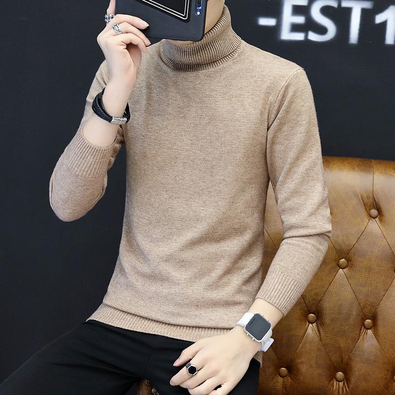 Men's Sweaters Autumn And Winter Turtleneck Sweater Warm Slim Knit Pullover Fashion Solid Color Casual Wild Long Sleeve Men, White;black
Men's Sweaters Autumn And Winter Turtleneck Sweater Warm Slim Knit Pullover Fashion Solid Color Casual Wild Long Sleeve Men, White;black