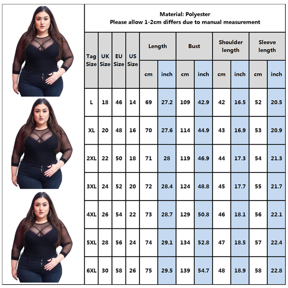 Sexy Women T Shirt See Through Transparent Mesh Tops Long Sleeve Sheer Club Slim Ladies Round Neck T-Shirt Plus Size L-6XL D30 210302