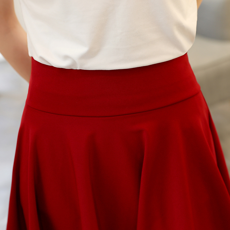 TIGENA Plus Size Mini Shorts Skirts Women Casual A-line High Waist Pleated Skirt Female School Girl Skater Skirt Black Blue 210309