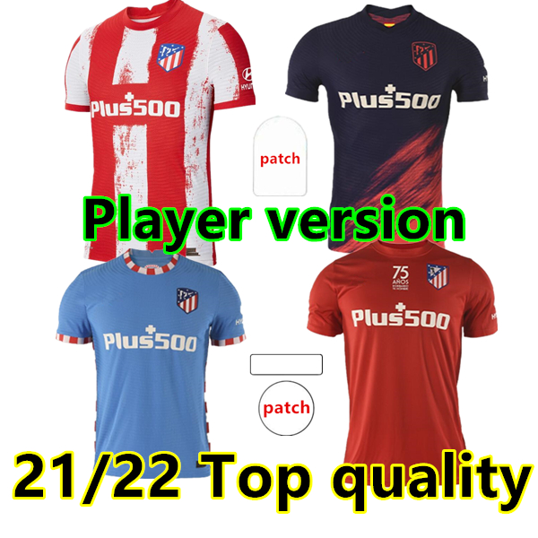 21/22 Atletico Soccer Jerseys JOAO FELIX SUAREZ KOKE Madrid 2021 2022 home away 3rd 4th Player version Champion camisetas de fútbol Men kits fooball shirt, 21/22 3rd
21/22 Atletico Soccer Jerseys JOAO FELIX SUAREZ KOKE Madrid 2021 2022 home away 3rd 4th Player version Champion camisetas de fútbol Men kits fooball shirt, 21/22 3rd