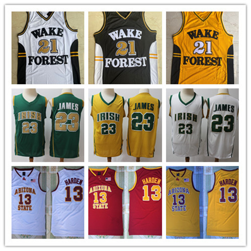 Men Retro St. Vincent Mary High School Irish Tune Squad Jersey James Duncan Harden Shirts NCAA Wake Forest Demon Deacons Tim College Arizona State, 10
Men Retro St. Vincent Mary High School Irish Tune Squad Jersey James Duncan Harden Shirts NCAA Wake Forest Demon Deacons Tim College Arizona State, 10