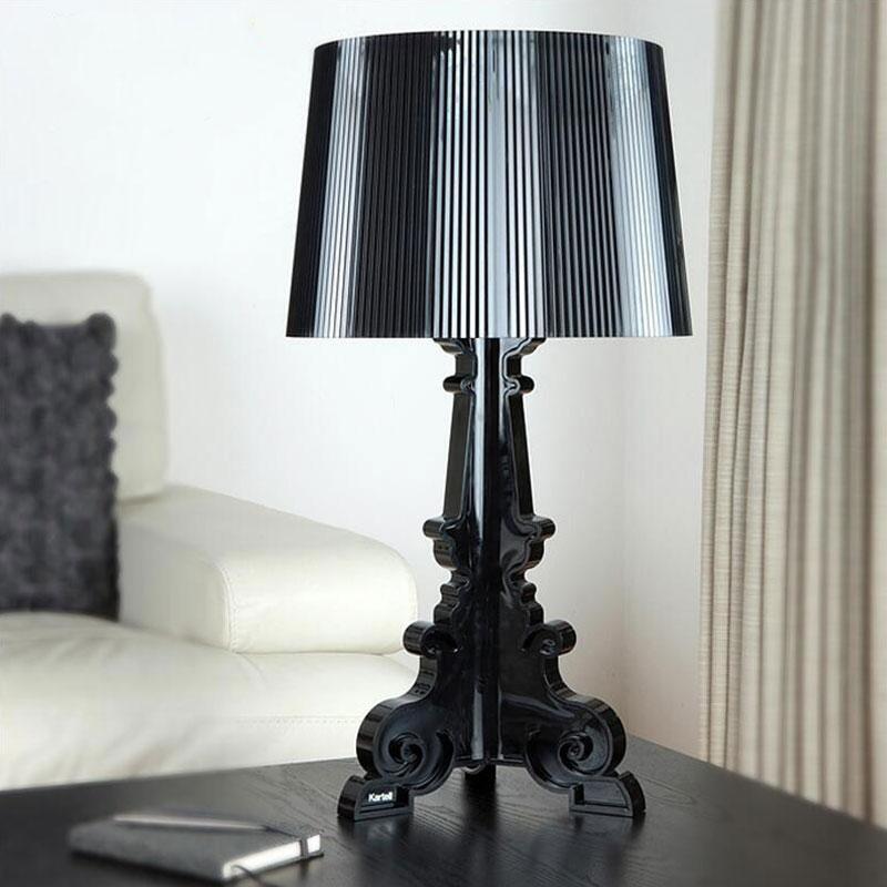 Italy Bourgie Acrylic Table Lamps Modern Simple Ghost Shadow Desk Lamp Home Living Room Bedroom Study Led Stand Light Fixtures