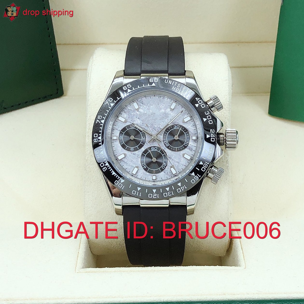 High Cost Effective Mens Automatic Mechanical Watch 40mm Sapphire 116519 Ceramic Bezel All Subdials Function Work Silver Rubber Strap, Slivery;brown
High Cost Effective Mens Automatic Mechanical Watch 40mm Sapphire 116519 Ceramic Bezel All Subdials Function Work Silver Rubber Strap, Slivery;brown