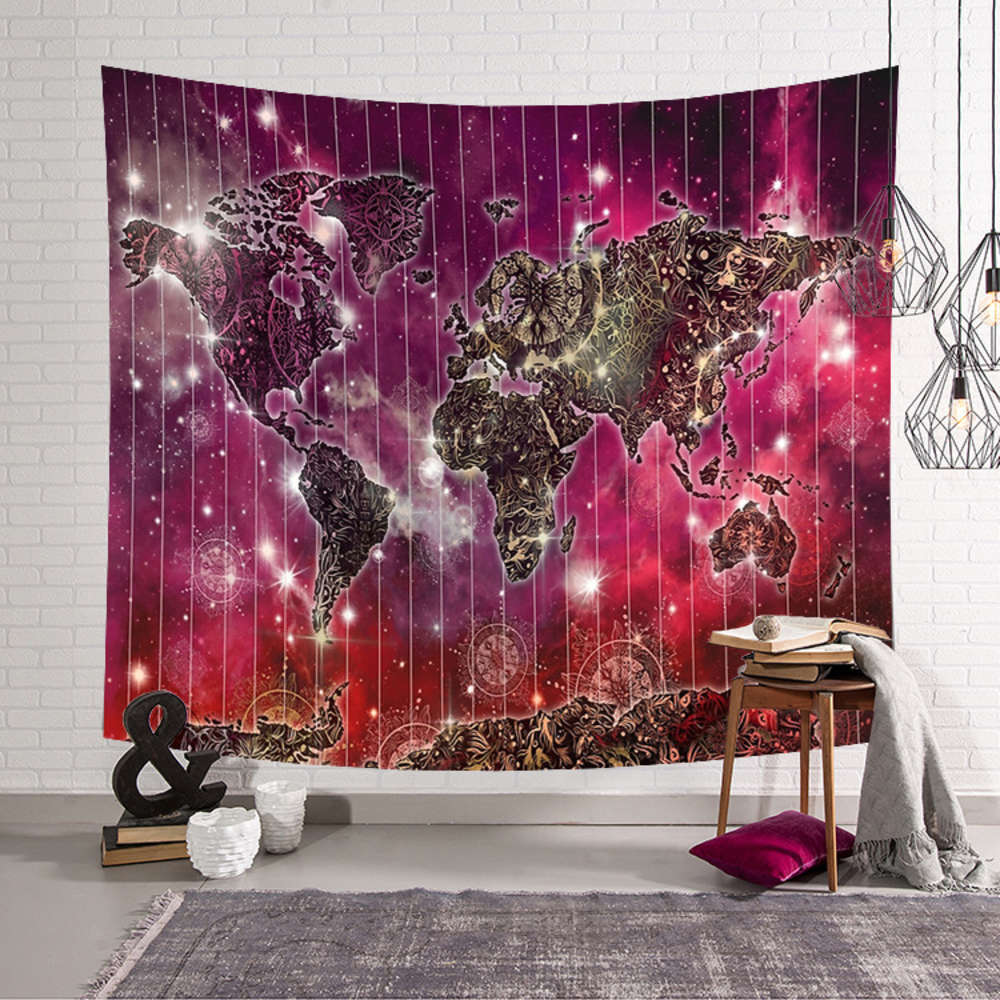 Map series digital printing mural background wall tapestry home hanging cloth beach mat
Map series digital printing mural background wall tapestry home hanging cloth beach mat