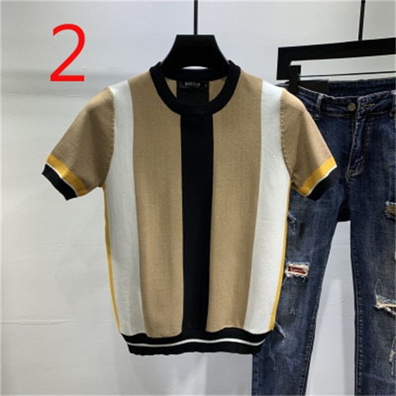 2021 New Summer Men's Knitted Thin Section Youth Ice Silk T-shirt Half-sleeved Tide Brand Lapel Top Q7ih
2021 New Summer Men's Knitted Thin Section Youth Ice Silk T-shirt Half-sleeved Tide Brand Lapel Top Q7ih
