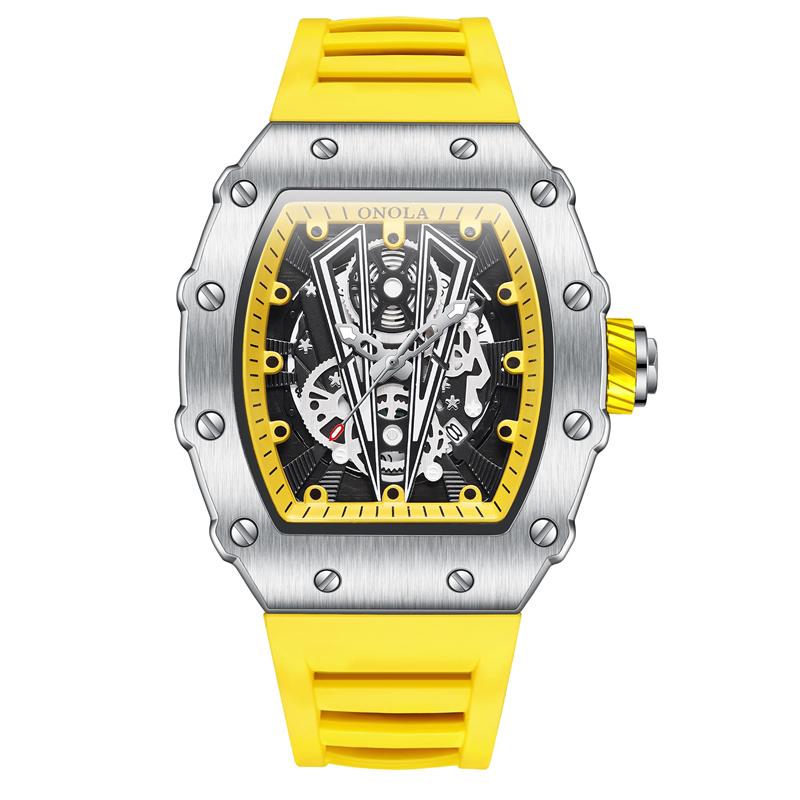 Wristwatches Onola Luxury Men'S Watch Clock Fashion Sports And Leisure Unique Quartz Waterproof Silicone For Men
Wristwatches Onola Luxury Men'S Watch Clock Fashion Sports And Leisure Unique Quartz Waterproof Silicone For Men