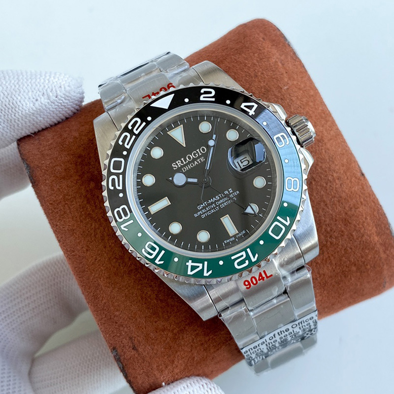 Mens Watches 40mm Automatic Mechanical Watch Stainless Steel Green Black Ceramic Sapphire WristWatches Swimming WristWatch Super Luminous Mo, Slivery;brown
Mens Watches 40mm Automatic Mechanical Watch Stainless Steel Green Black Ceramic Sapphire WristWatches Swimming WristWatch Super Luminous Mo, Slivery;brown