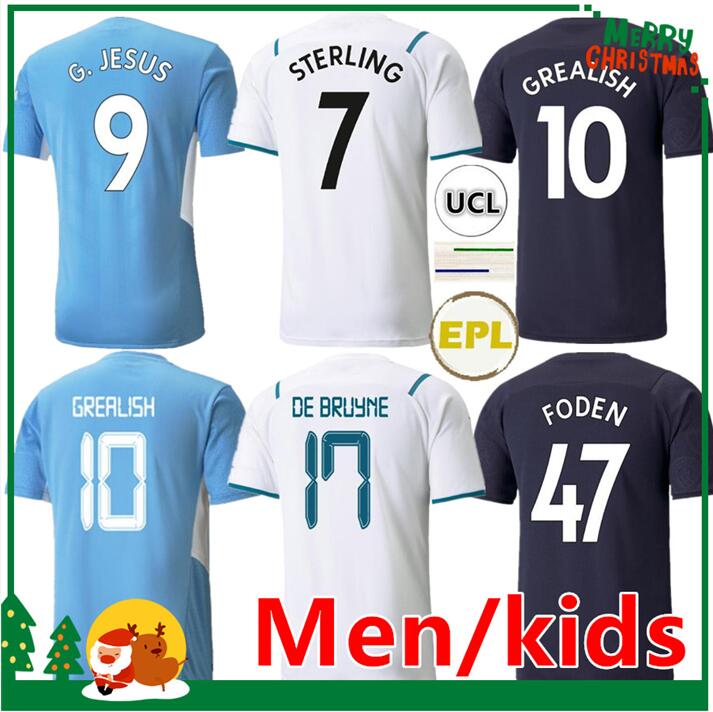 21 22 MANCHESTER GREALISH soccer jersey 2021 2022 G. JESUS STERLING FERRAN DE BRUYNE MAHREZ FODEN RODRIGO City football shirts kids kit + Mens, Black;yellow
21 22 MANCHESTER GREALISH soccer jersey 2021 2022 G. JESUS STERLING FERRAN DE BRUYNE MAHREZ FODEN RODRIGO City football shirts kids kit + Mens, Black;yellow