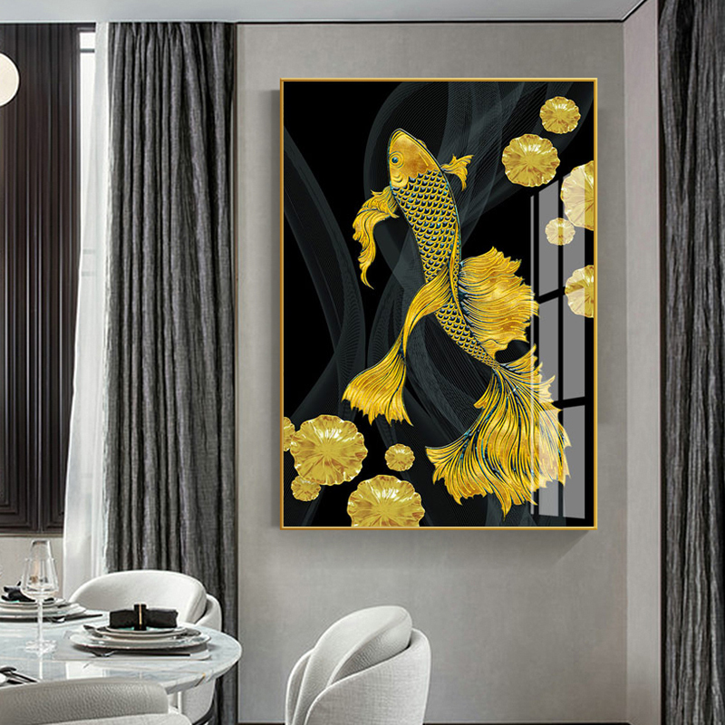 Fish Beach Abstract Pictures Canvas Prints Wall Art For Living Room Decoration Posters And Prints For Home NO FRAME