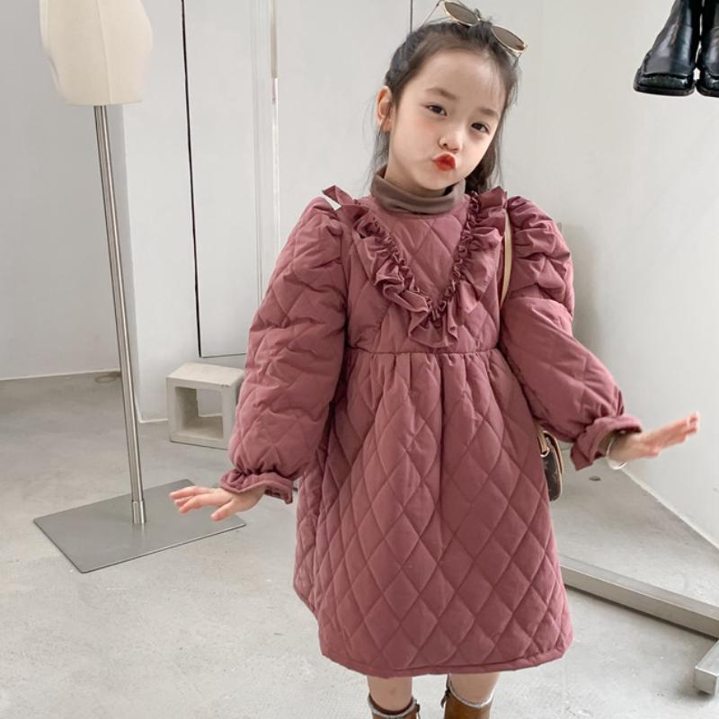 Girl's Dresses WLG Girls Winter Clothes Kids Velvet Thick Pink Solid Baby Girl Warm Casual For 2-7 Years, Red;yellow
Girl's Dresses WLG Girls Winter Clothes Kids Velvet Thick Pink Solid Baby Girl Warm Casual For 2-7 Years, Red;yellow