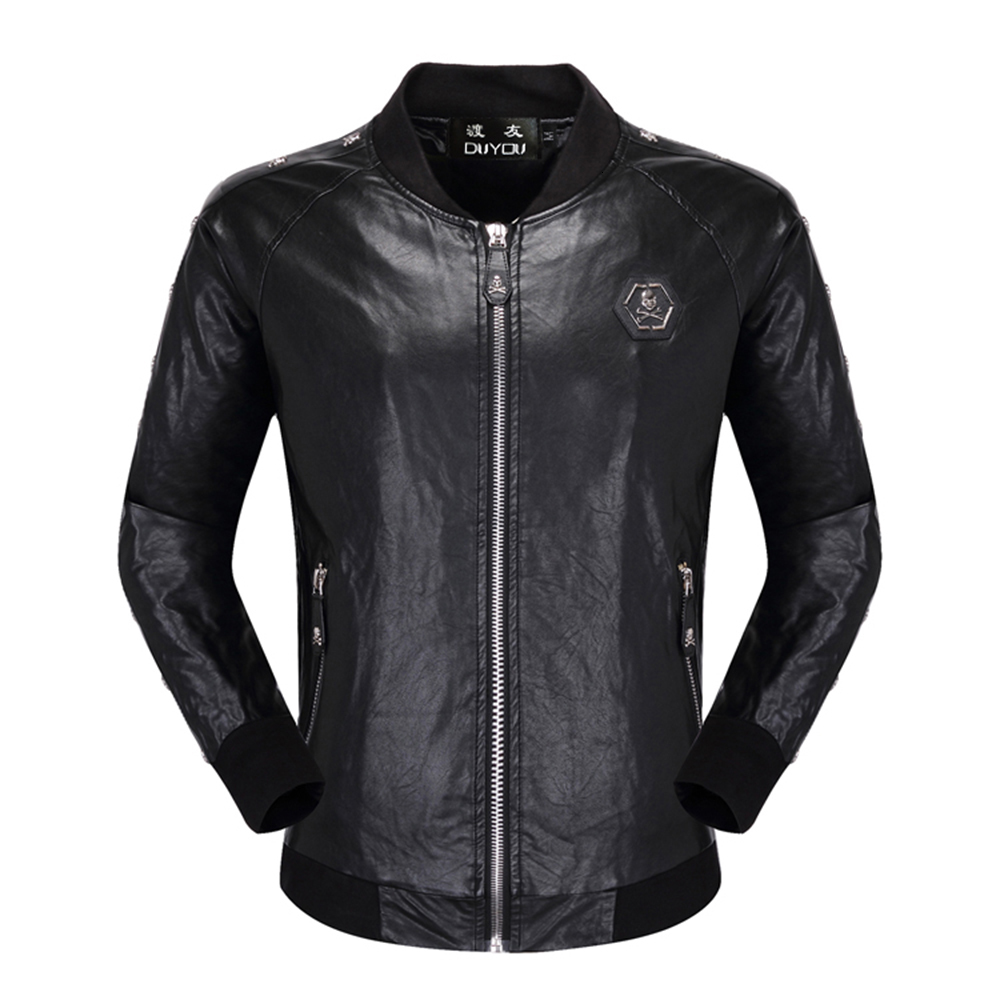 2021 New Metal Crnio Pu Estilo De Rua Alta Gola-pescoo Sudaderas Hombre Rib Manga Streetwear Masculino Jaquetas e Casacos Ylbd, Black
2021 New Metal Crnio Pu Estilo De Rua Alta Gola-pescoo Sudaderas Hombre Rib Manga Streetwear Masculino Jaquetas e Casacos Ylbd, Black