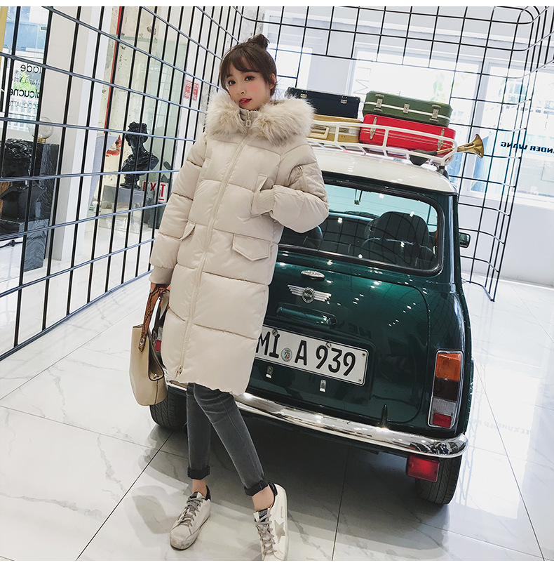2021 New ins cotton thick Korean winter women mid-length down padded coat 712W, White
2021 New ins cotton thick Korean winter women mid-length down padded coat 712W, White