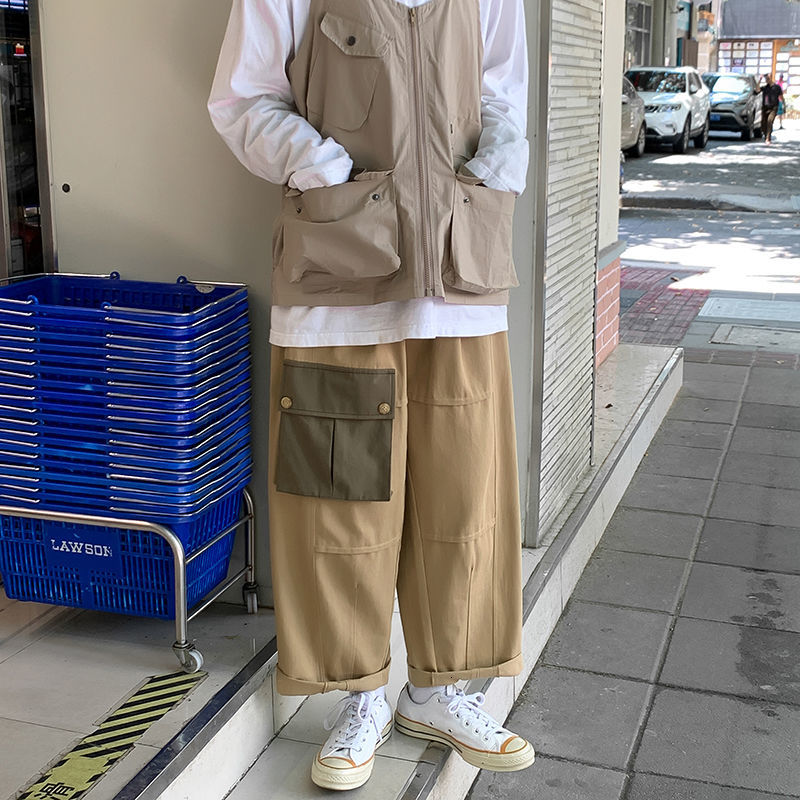 2021 New Men's Loose Overalls Casual Cargo Tactical Stright Pants Military Trendy Streetwear Hip Hop Style Trousers -2xl 94dk, Black
2021 New Men's Loose Overalls Casual Cargo Tactical Stright Pants Military Trendy Streetwear Hip Hop Style Trousers -2xl 94dk, Black