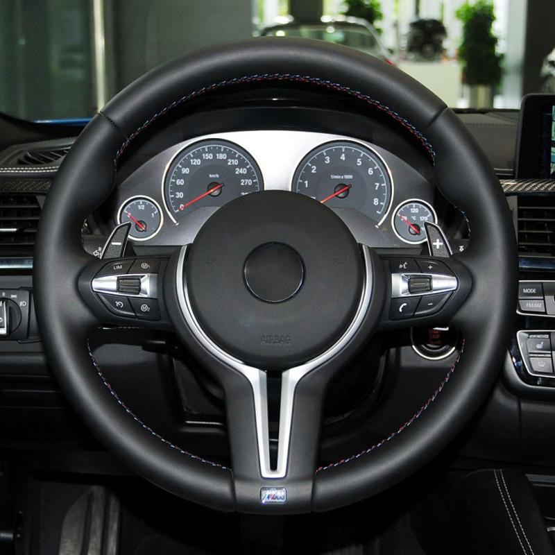 Steering Wheel Covers DIY Hand-stitched Black Car Cover For M M3 2014-2021 M5 2014 X5M 2021-2021 X6M 2021 Auto Accessories
Steering Wheel Covers DIY Hand-stitched Black Car Cover For M M3 2014-2021 M5 2014 X5M 2021-2021 X6M 2021 Auto Accessories