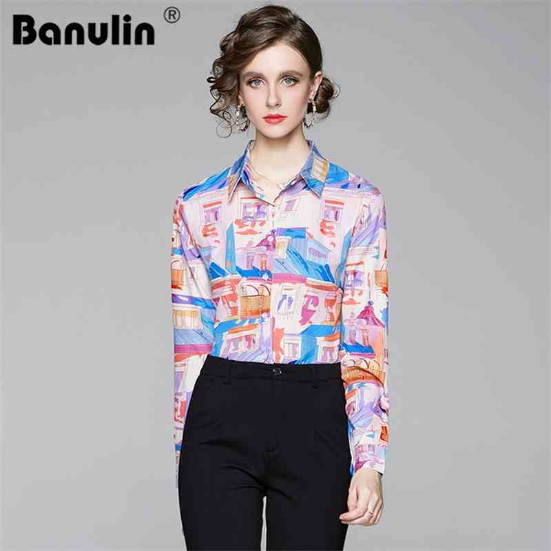 Runway Designer Plus size Blouses Spring Summer Women's Long Sleeve Vintage Chiffon Flower Crown Print Shirt Fashion Tops 210603, Pink
Runway Designer Plus size Blouses Spring Summer Women's Long Sleeve Vintage Chiffon Flower Crown Print Shirt Fashion Tops 210603, Pink