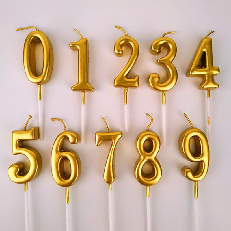 Silver Golden Candles For Happy Birthday Party Decorations Kids Adult 0-9 Number Candles Cake Cupcake Topper Party Supplies
Silver Golden Candles For Happy Birthday Party Decorations Kids Adult 0-9 Number Candles Cake Cupcake Topper Party Supplies
