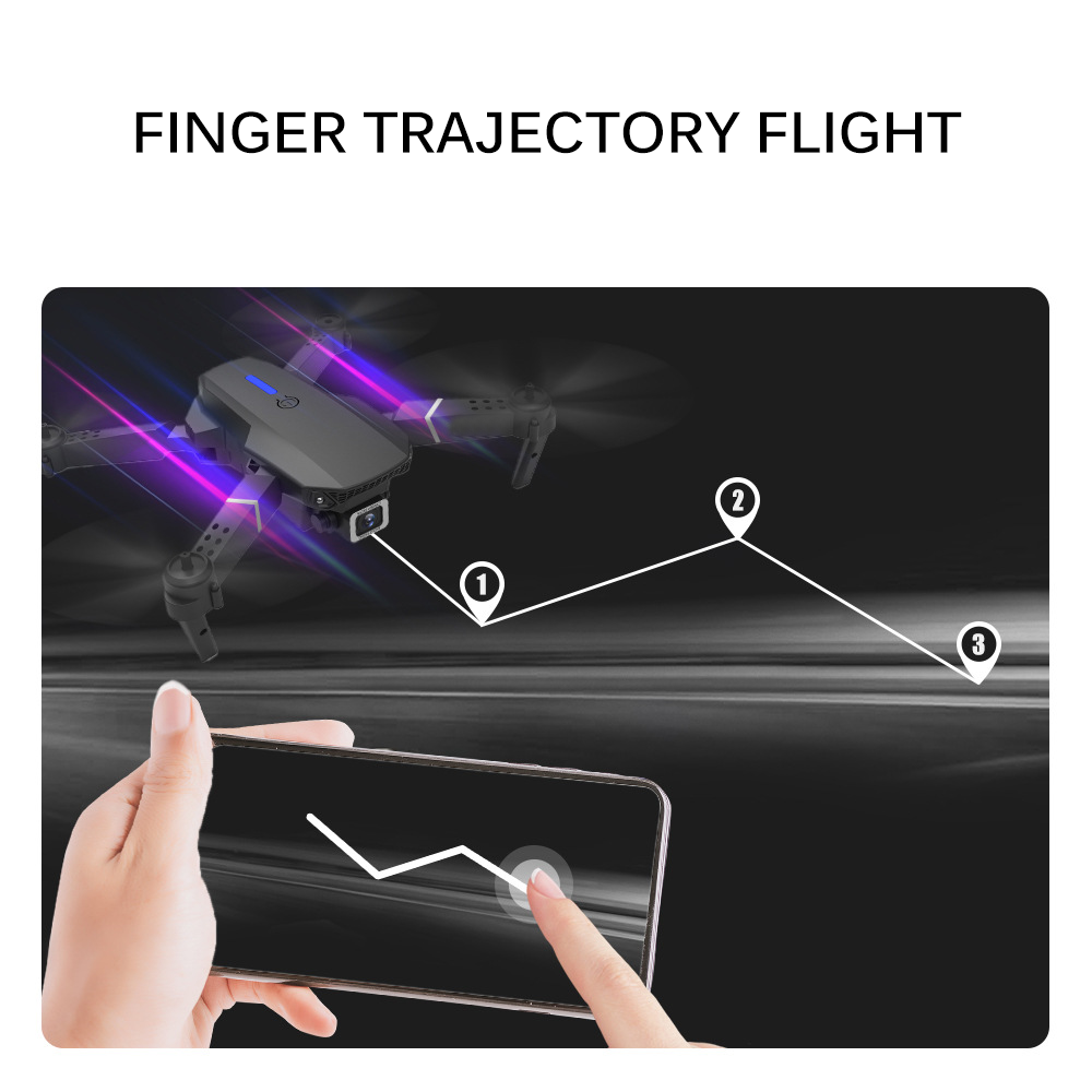 2020 Drone 4k Professional High Definition Wide Angle Camera 1080P WiFi Drone Dual Camera Height Keeping Drone Helicopter Toy, Black
2020 Drone 4k Professional High Definition Wide Angle Camera 1080P WiFi Drone Dual Camera Height Keeping Drone Helicopter Toy, Black