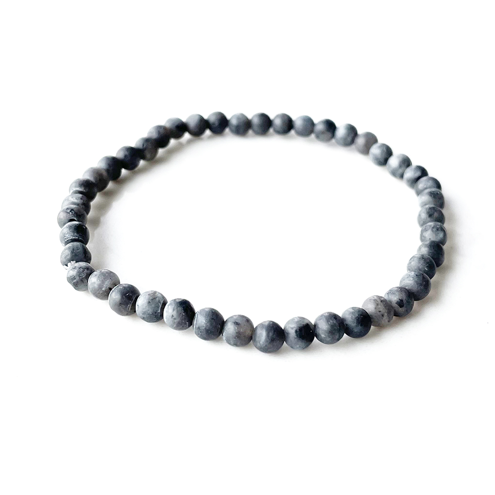 MG0157 New Design Matte Gray Larvikite Bracelet 4 mm Stone Beads Bracelet Mini Gemstone Energy Jewelry, Black
MG0157 New Design Matte Gray Larvikite Bracelet 4 mm Stone Beads Bracelet Mini Gemstone Energy Jewelry, Black