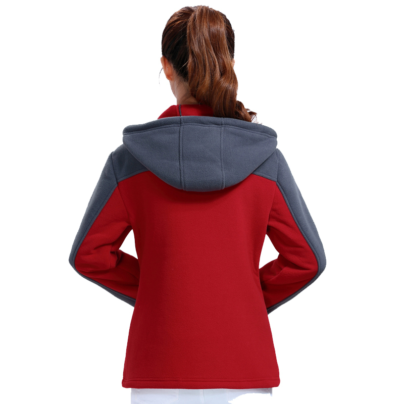Autumn Women Hoodies Pullover High Quality Plus Size 4XL Patchwark Polar Fleece Coat Autumn Winter Warm Woman Sweatshirt 201028
