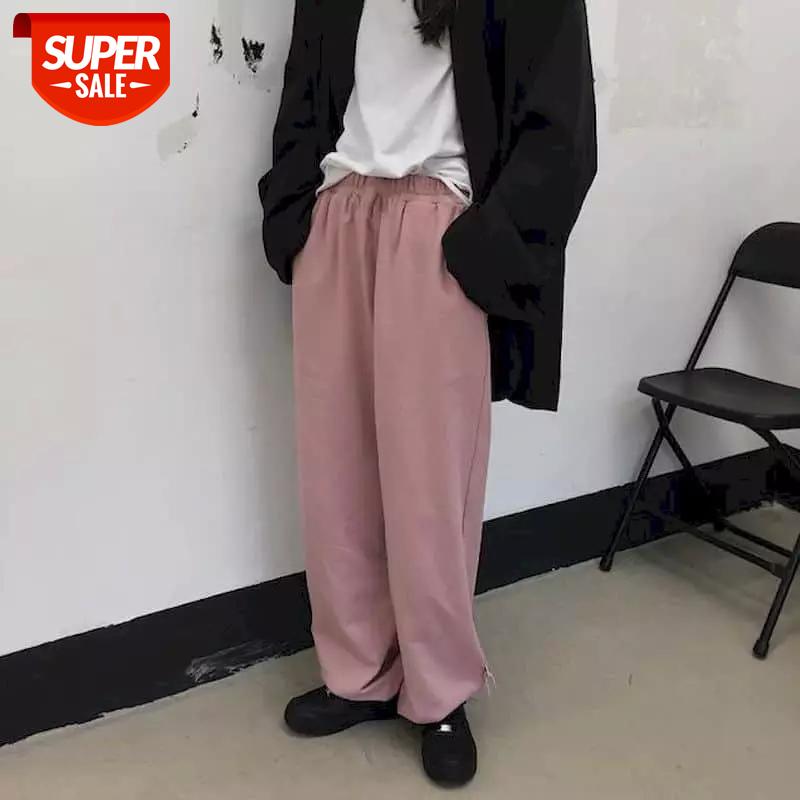 Women's casual pants autumn Korean women's lazy all-match pink sports pants drawstring loose casual straight leg women #5521, Black;white
Women's casual pants autumn Korean women's lazy all-match pink sports pants drawstring loose casual straight leg women #5521, Black;white