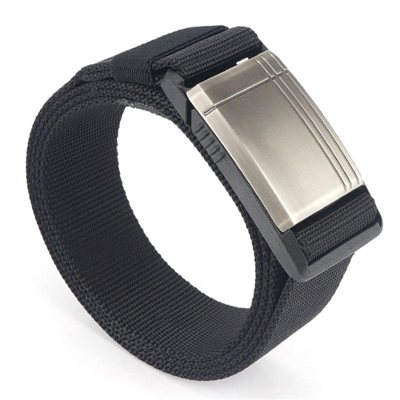 2021 Luxury Men Belt For Jeans Silver Alloy Magnetic Buckle Quick Release Nylon Belt Genuine Outdoor Tatical Militar Acessories, Black belt
2021 Luxury Men Belt For Jeans Silver Alloy Magnetic Buckle Quick Release Nylon Belt Genuine Outdoor Tatical Militar Acessories, Black belt