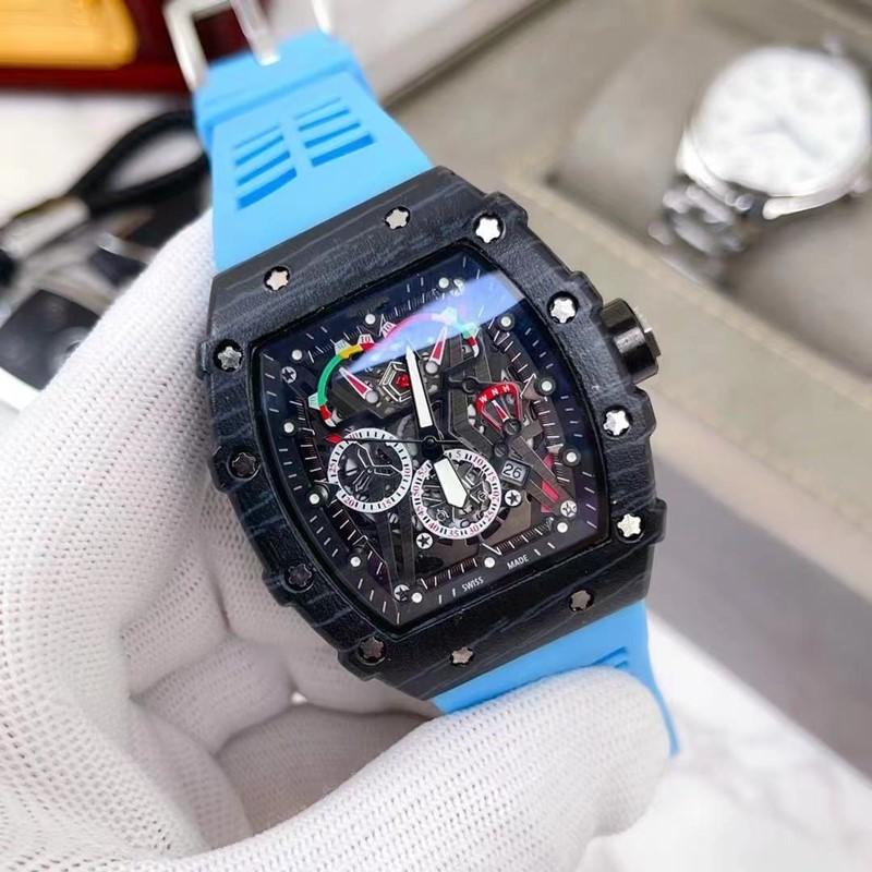 2021 all the crime quartz watch dial work, leisure fashion scanning tick sports watch